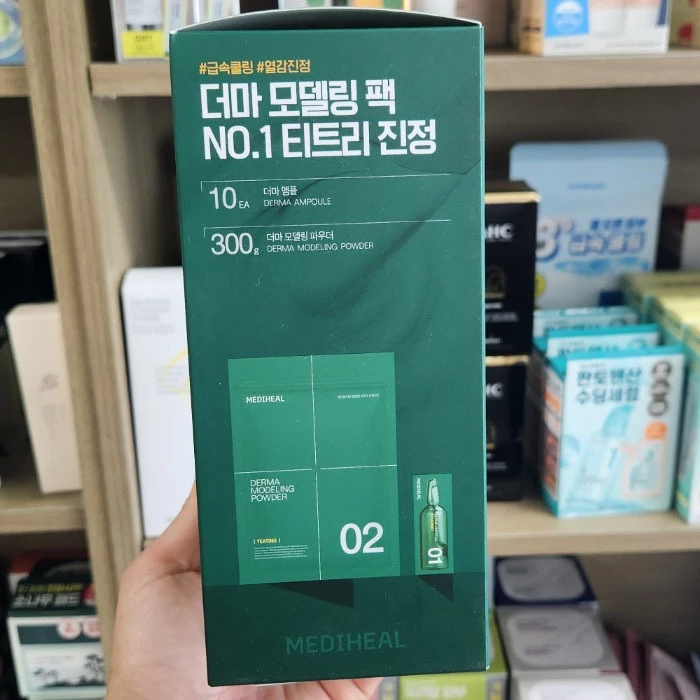 OLIVE YOUNG DERMA AMPOUL 10 EA AND DERMA MODELING POWDER 300g TEA TREE CALMING thumbnail 4