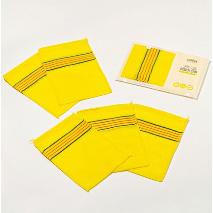 ผ้าขนหนูอิตาลีพรีเมี่ยม Comet เกาหลี 5 แพ็ค