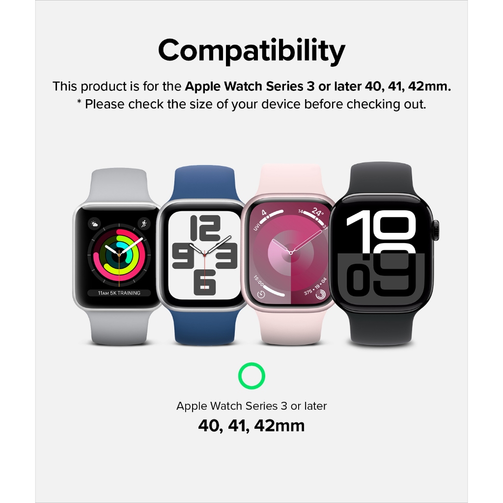 Ringke Leather One Padded Slim สําหรับ Apple Watch Series สายนาฬิกาสมาร์ทวอทช์ที่สวยงามและมีสไตล์ ราคา ถูกที่สุด ดีลบีเคเค แกลเลอรีภาพที่ 7