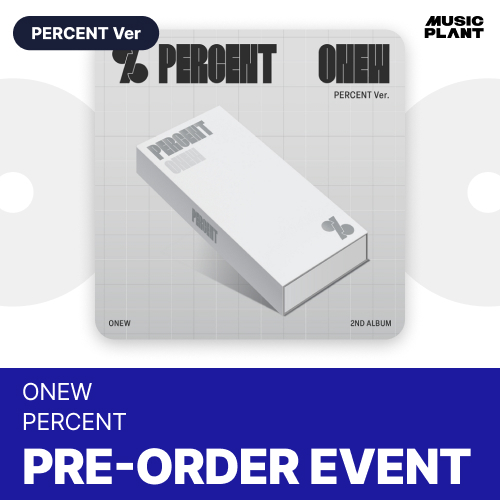 [POB] ONEW - 2nd Full Album [PERCENT] (PERCENT Ver.)