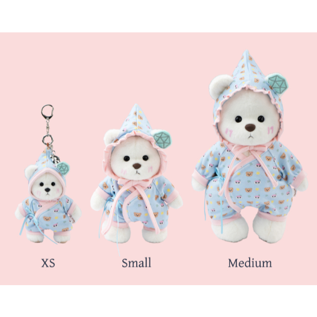[SEVENTEEN BONG BONGIE X TEDDYTALES] Limited Edition BONG BONG BEAR XS พวงกุญแจ K-POP SVT ทีมเกาหลี