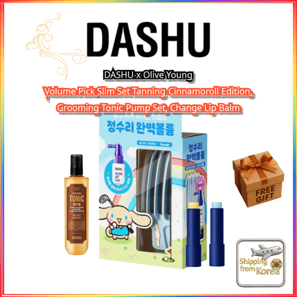 🇰🇷 DASHU Olive Young Style & Grooming – Volume Pick, Tonic & Color Change Lip Balm