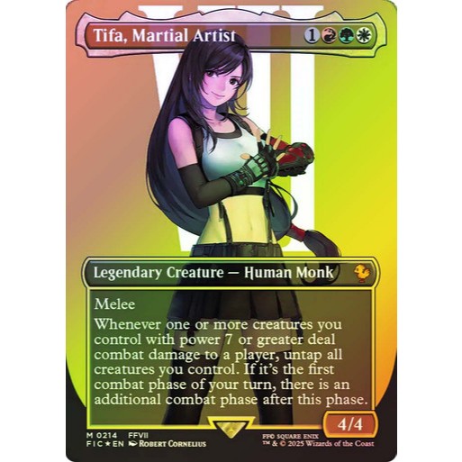 EDH PlayTest cards - Tifa, ศิลปะการต่อสู้ (มัลติ)