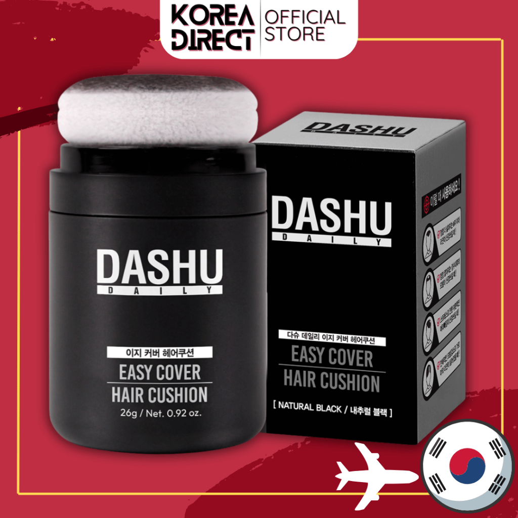 Dashu Daily Cushion สําหรับผมตก | ไฟเบอร์ผมสําหรับผมบาง &ผมหงอก | แป้งแฮร์ไลน์คอนซีลเลอร์ราก | ฝาครอบจุดหัวล้านกันน้ําขึ้น ราคาถูก Shopee Lazada