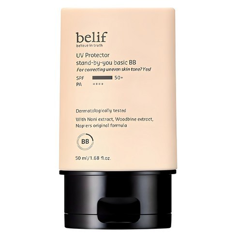 Belif UV Protector Stand By You Basic BB Cream SPF50+ PA++++ Made In KOREA 1 ชิ้น, 50ml