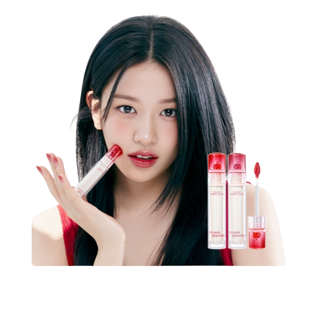 CLIO Crystal Glam Tint Yujin MLBB Glossy Lip Moisturizing Long Lasting