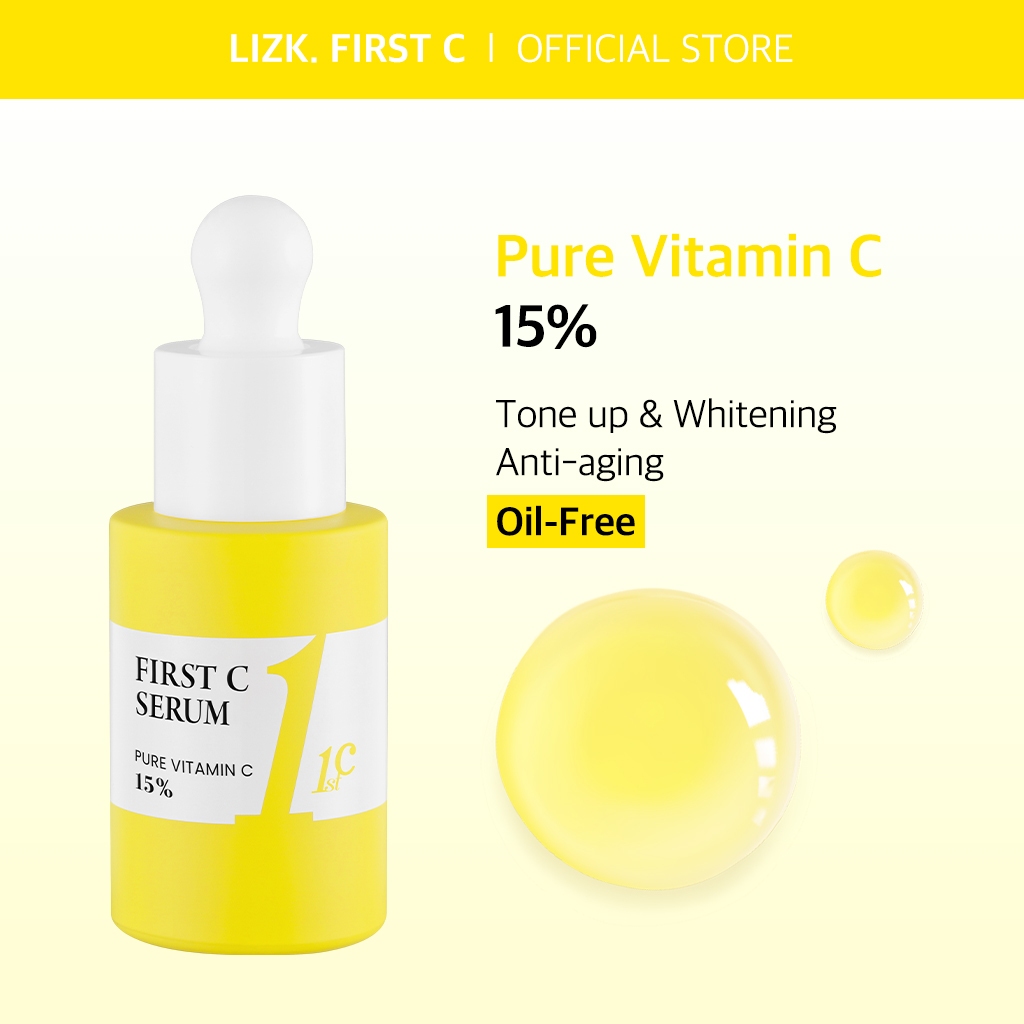 [LIZK] Pure VitaminC 15% First C Serum 20ml Face skincare กระ & ฝ้า care