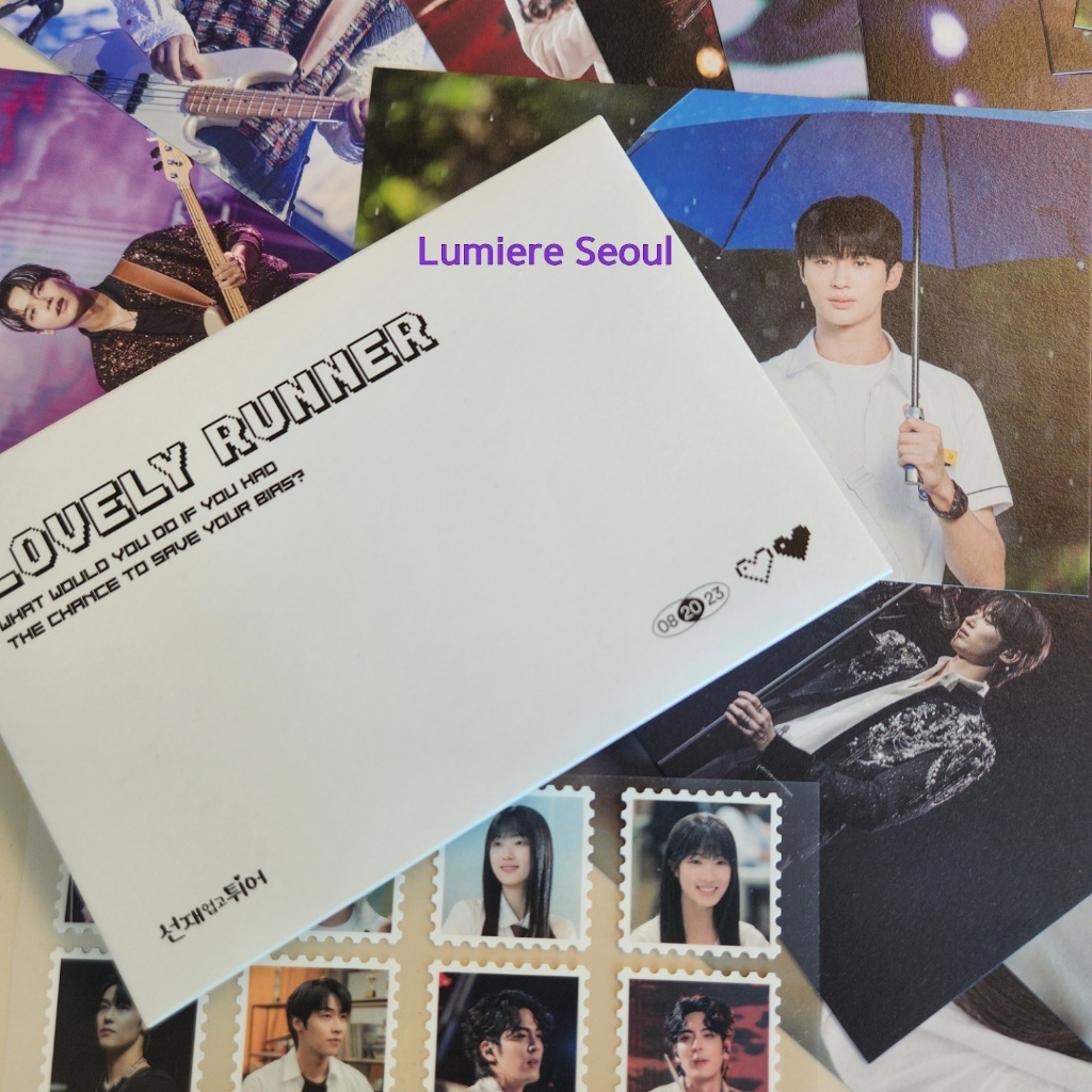 Lovely Runner Postcard & Stamp Sticker Set – Ryu Sunjae, Im Sol & Eclipse