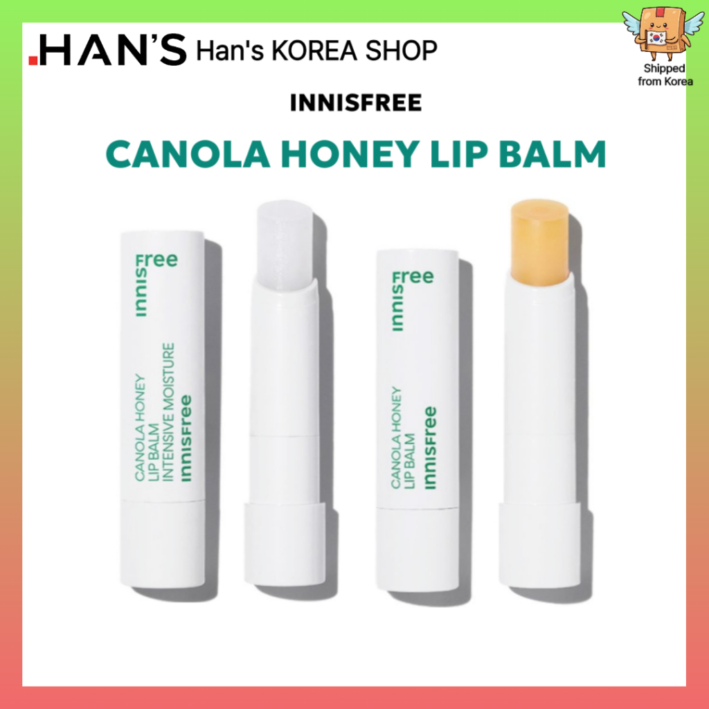 [Innisfree] Canola Honey Lip Balm 3.5g - Original/Intensive Moisture