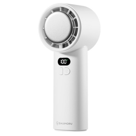 Sinjimoru O-Puriem Cooler Fan แบบพกพา Peltier Cooling Mini Fan 100-Speed BLDC กลางแจ้ง USB ชาร์จ