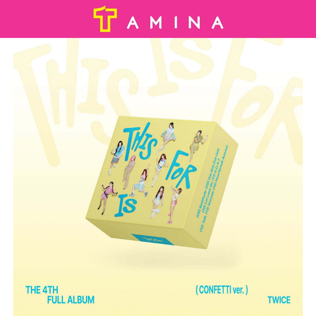 TWICE 4th Album THIS IS FOR CONFETTI ver.