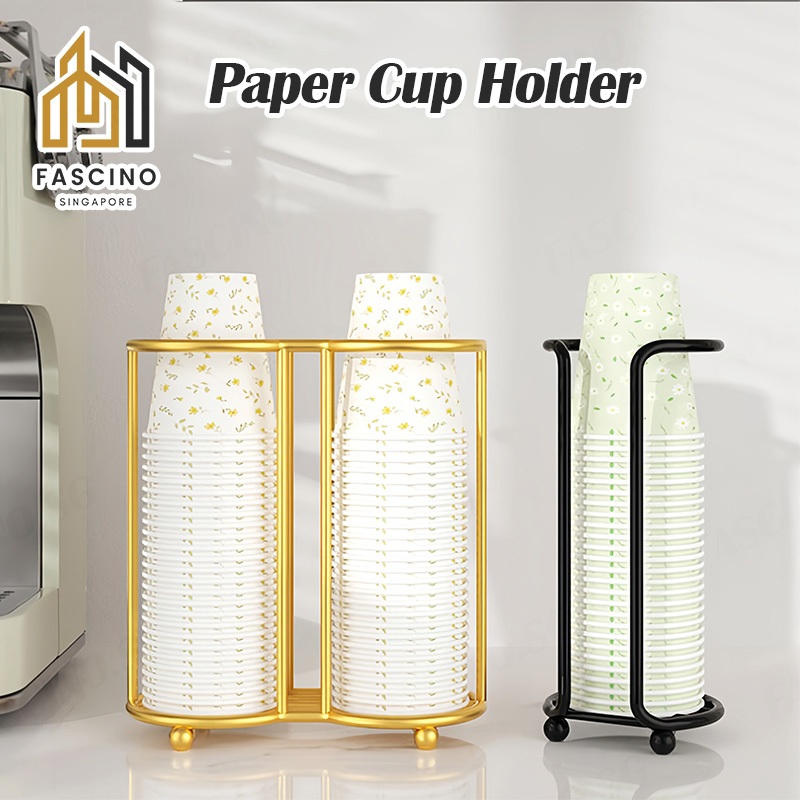 SGCreative Paper Cup Holder Water Cup Storage Holder Cup Organizer Rack