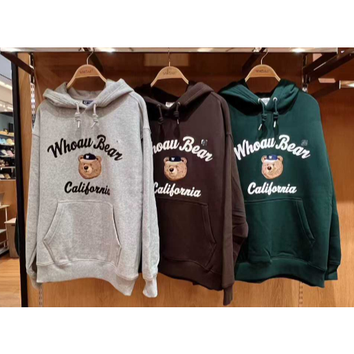 WHO.AU เสื้อฮู้ดปักลาย