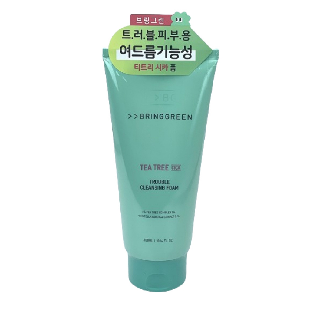 [Bring Green] Tea Tree Cica Trouble โฟมล้างหน้า 300 มล.