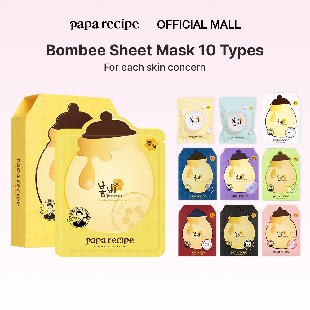 papa recipe BOMBEE HONEY MASK 10 types (25g * 10 sheets / 2 sheets)
