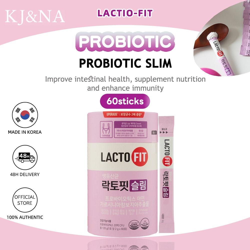 [Lacto-Fit] Probiotic Slim 2g*60 แท่ง