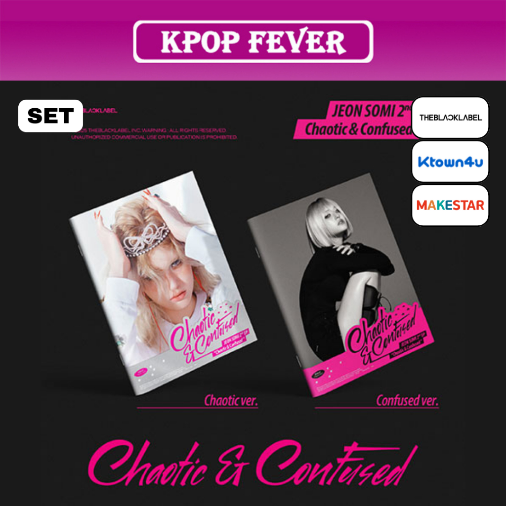 JEON SOMI [𝑪𝒉𝒂𝒐𝒕𝒊𝒄 & 𝑪𝒐𝒏𝐟𝒖𝒔𝒆𝒅] Photobook ver (SET) / 2nd EP Album