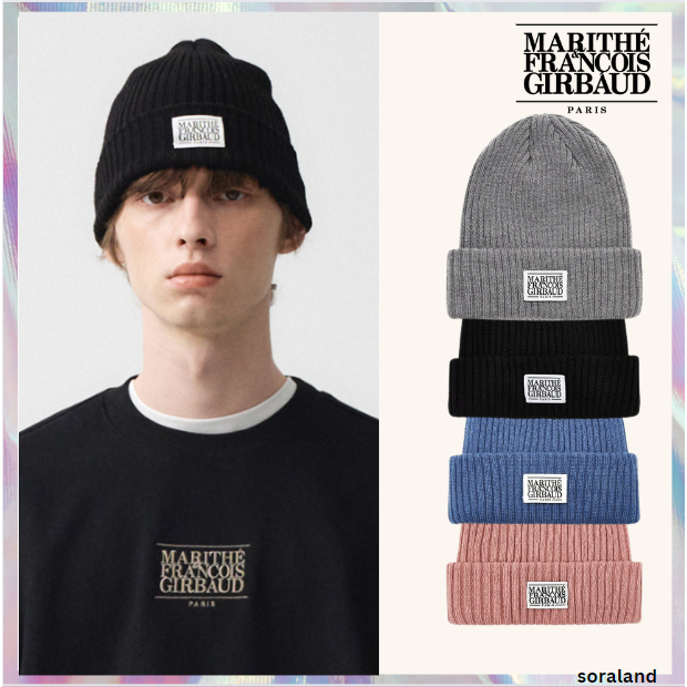 [MARITHE Francois GIRBAUD] CLASSIC LOGO BEANIE 5 สี