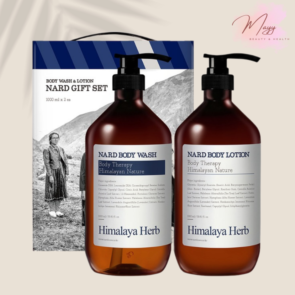 [Nard] Nard Body Wash + Body Lotion Gift set 1L x2 1 ชุด