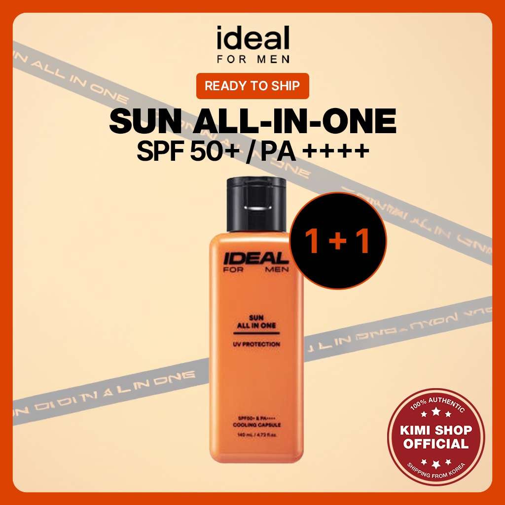 [IDEAL FOR MEN] Sun All in One 140ml+140ml ชุดคู่