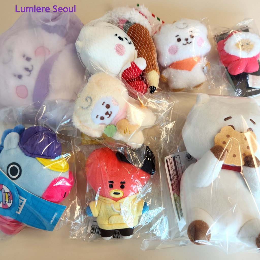 มาสคอตตุ๊กตาตุ๊กตาอย่างเป็นทางการ BT21 – ตัวเลือก A ถึง H (ใหม่พร้อมแท็ก)