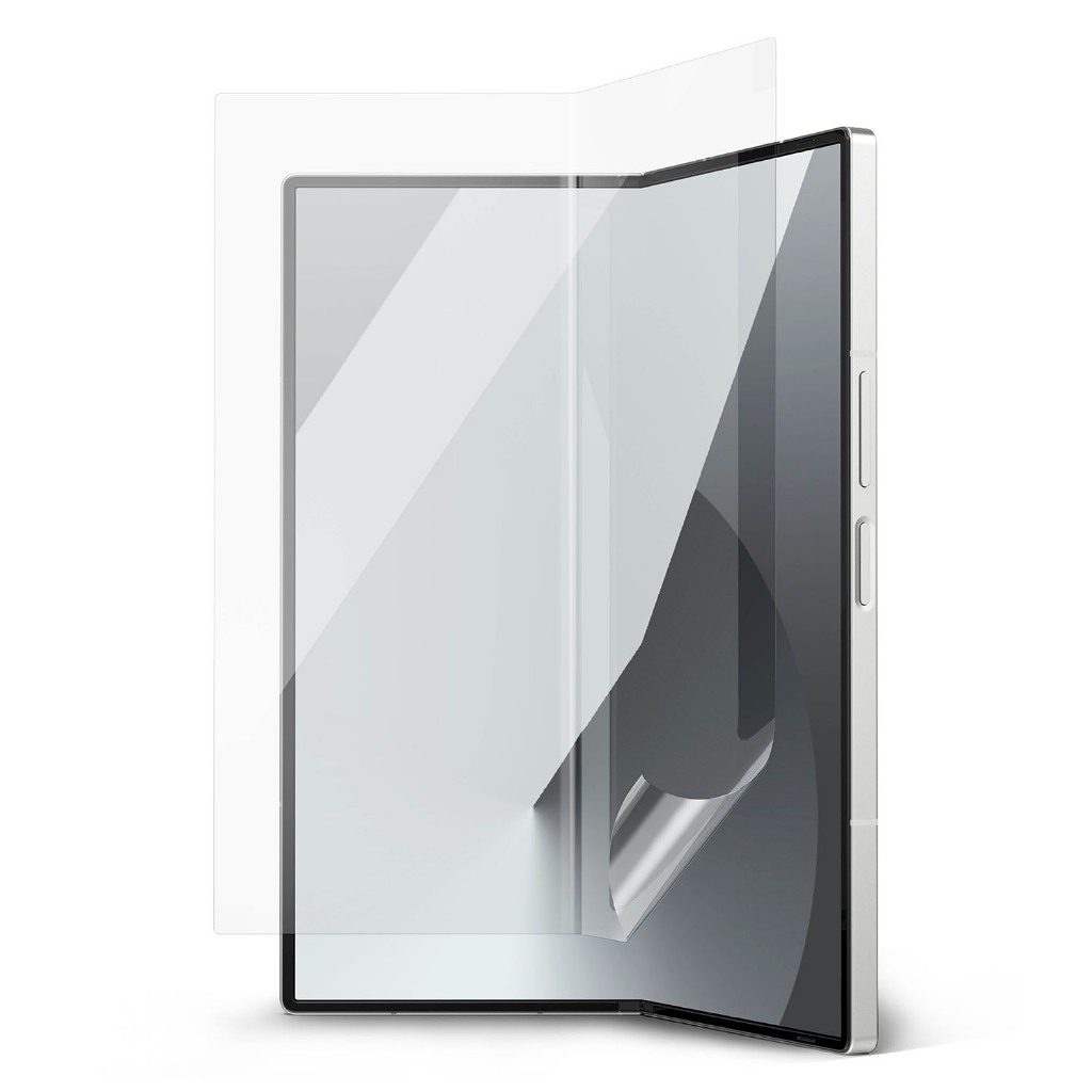 Ringke Dual Easy Film สำหรับ Galaxy Z Fold 6 ตัวป้องกันหน้าจอ HD Clear ครอบคลุมเต็มรูปแบบ