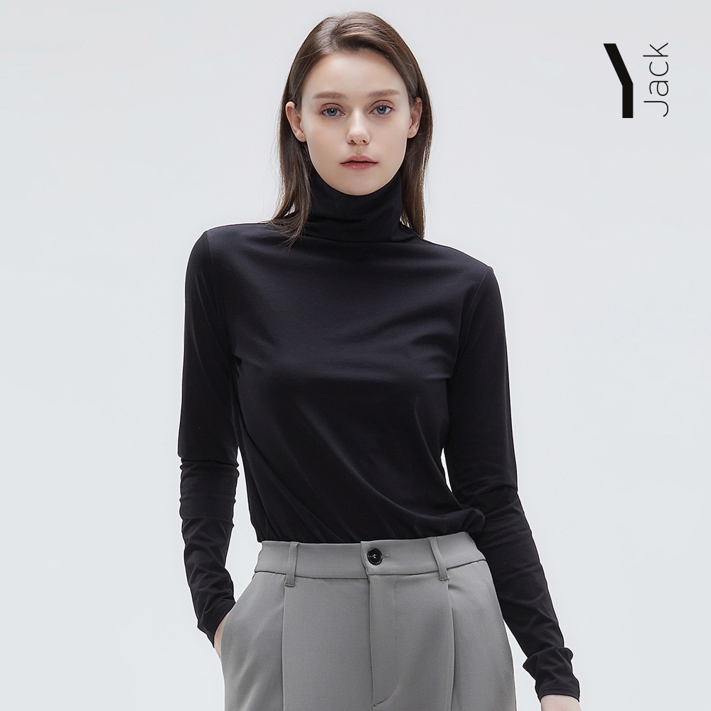 [JACK] เสื้อยืดคอจําลองพอดีปกติ (120gsm)