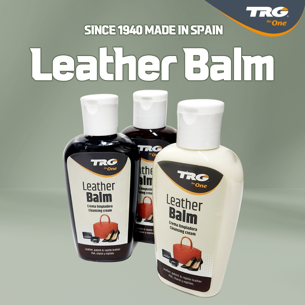 [TRG The One] บาล์มหนัง 125ml โลชั่นหนัง 3 สี ทําความสะอาด+(ของขวัญ)shoepolishing cotton