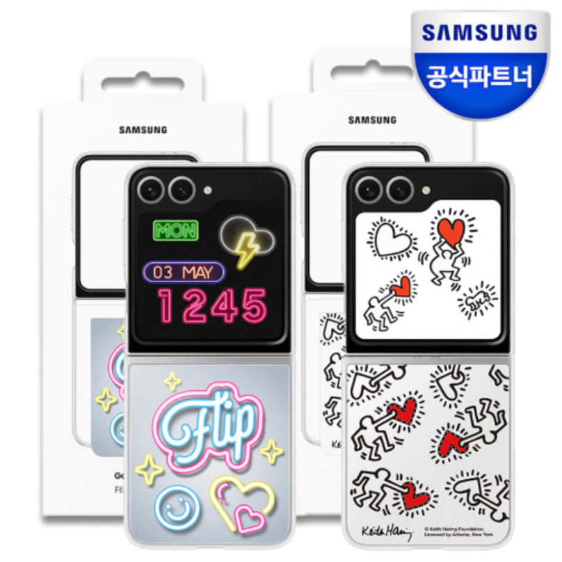 เคส Samsung Flipsuit สําหรับ Galaxy Z Flip6 / zflip6 flip 6 การ์ด led keith ของแท้