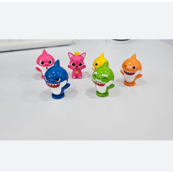 #Pinkfong_Baby_Shark#Pinkfong Baby Shark Figure Set(1Pack 6ea Figure)VOL2