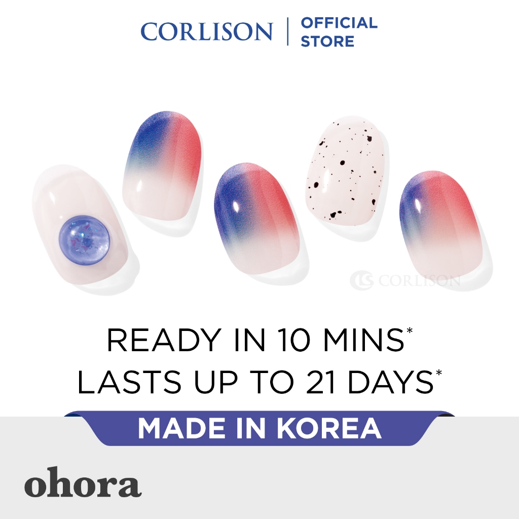 Ohora N Cereal Jupiter Nails Semi-curveed Gel Nail Strips NP-154