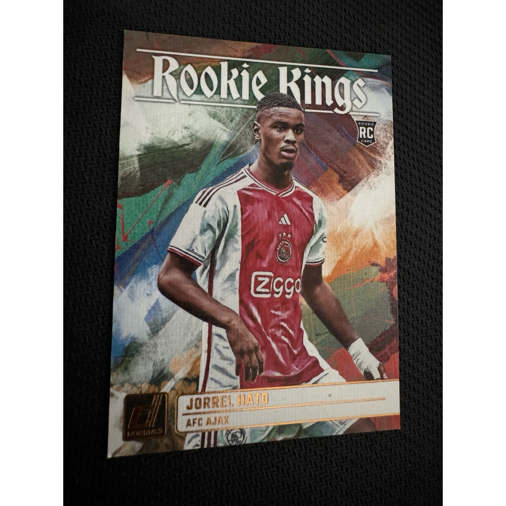 2023 Panini การ์ดเสียง Donruss Jorrel Hato AFC Ajax Rookie Kings 14 RC
