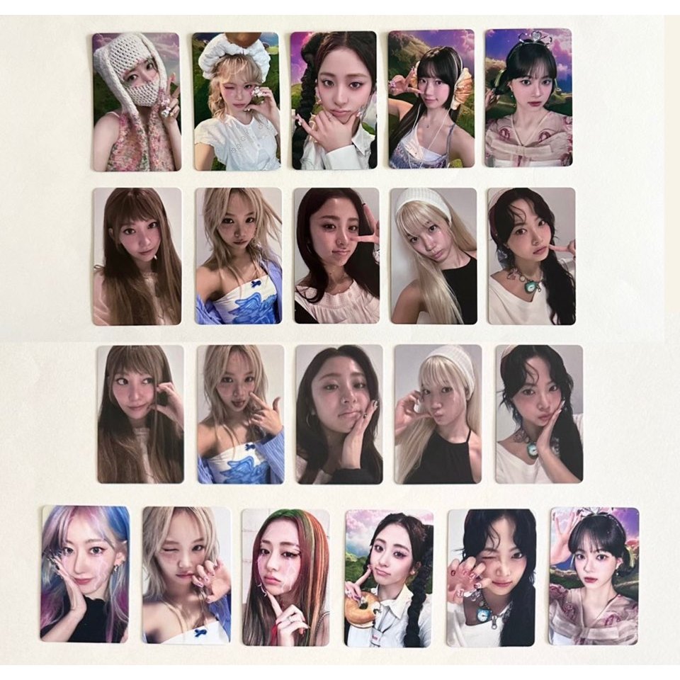 Le Sserafim 4th Mini Album CRAZY Official Photocard Applemusic Lucky Draw M2U บันทึก Musicart