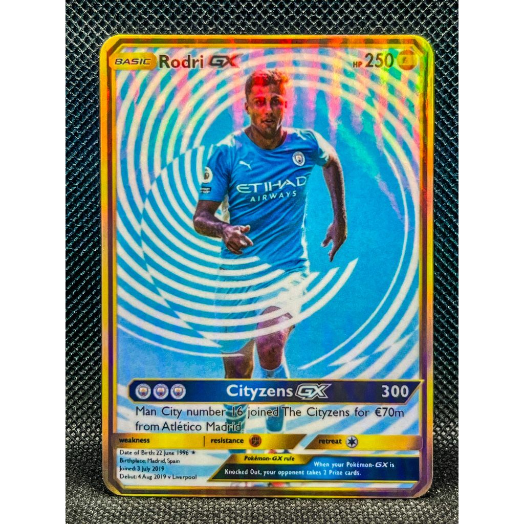 แมนเชสเตอร์ซิตี้: การ์ดโปเกมอน Rodri GX