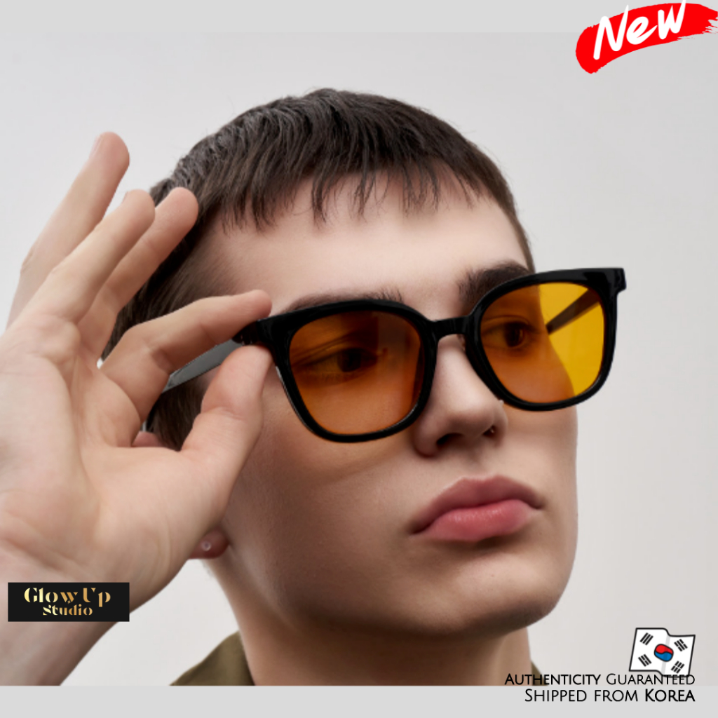 2ditor แว่นกันแดดสีโอเวอร์ไซส์ทรงสี่เหลี่ยม Unisex