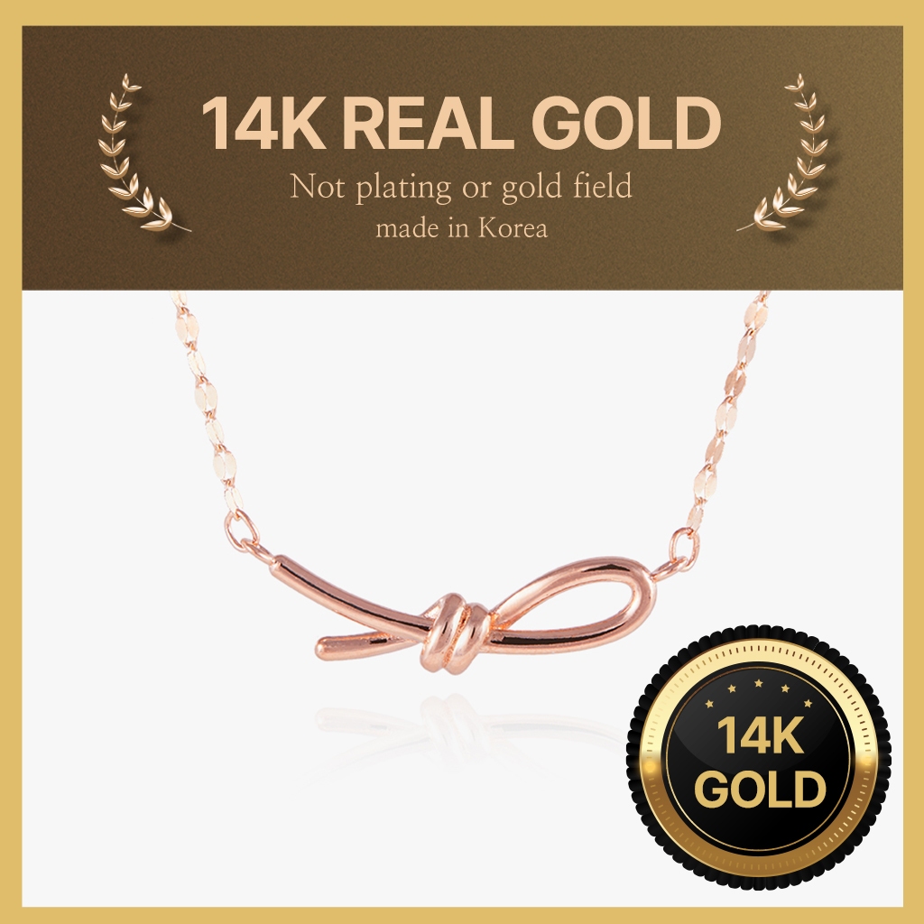 [Helene Jewelry] สร้อยคอทองคําปมทองคําแท้ 14K
