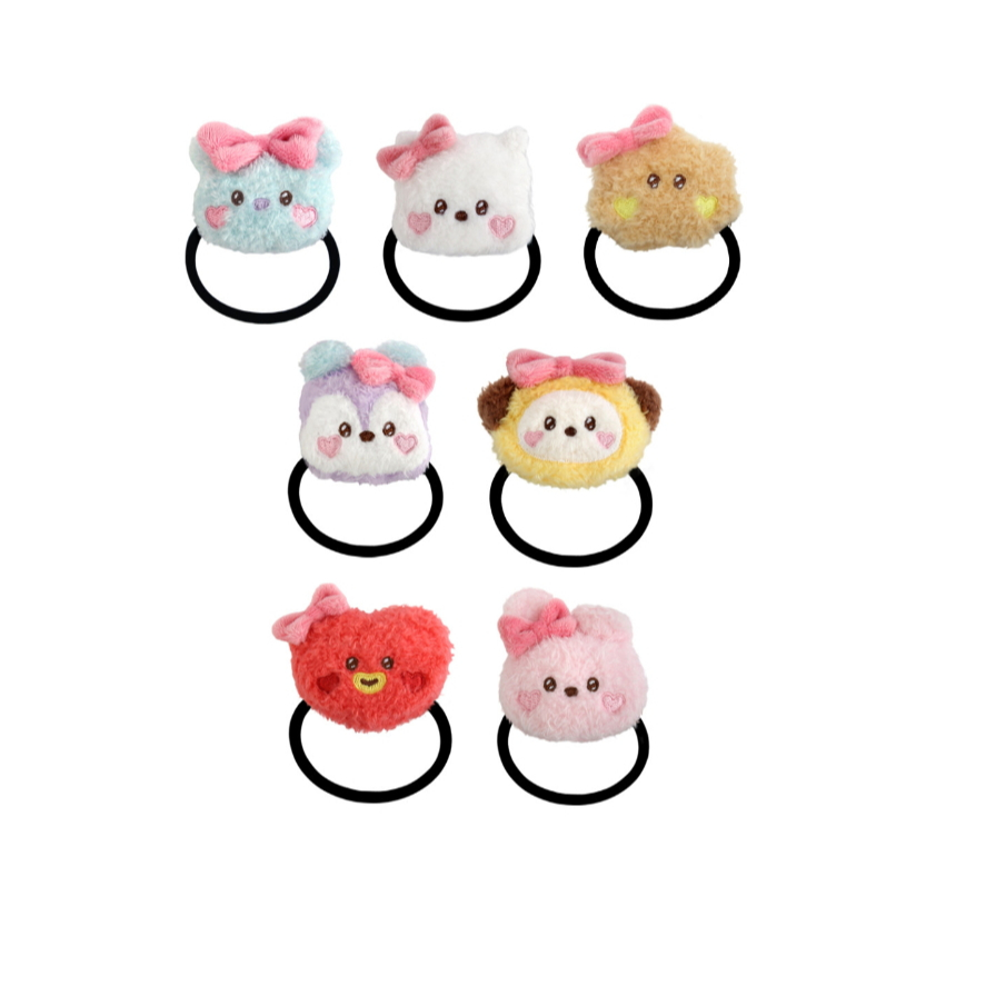 Bts BT21 Official Lovely Doll HairTie Hairband ของแท้