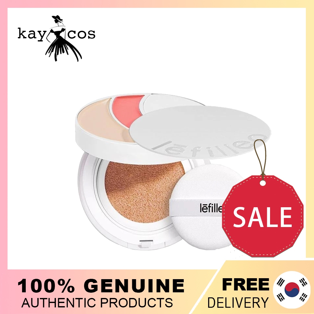 Lefileo Natural Skin Collagen Cushion [ลิปบาล์ม] 1.5 g / 0.05 oz. [คอนซีลเลอร์] 2.5 กรัม / 0.08 ออนซ