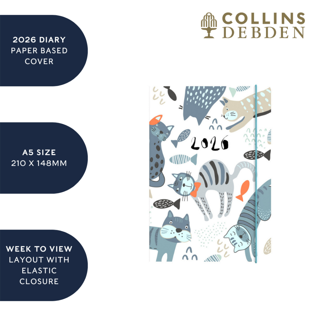 Maru - A5 - Week-To-View - Diary - 2026 Calendar Year Planner