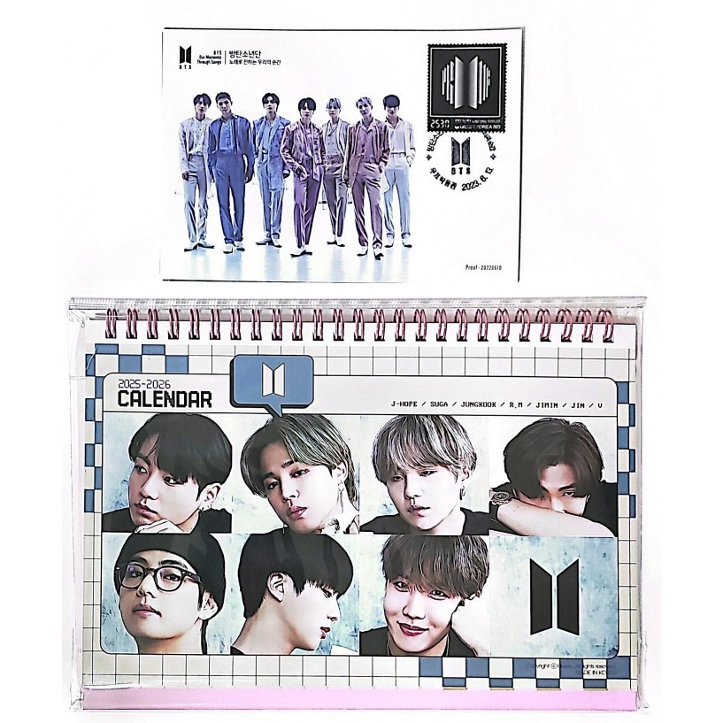 Bts Stamp Maximum Card [10ea] [BTS 10th Anniversary]+ปฏิทินรูปถ่าย BTS 2025 & 2026