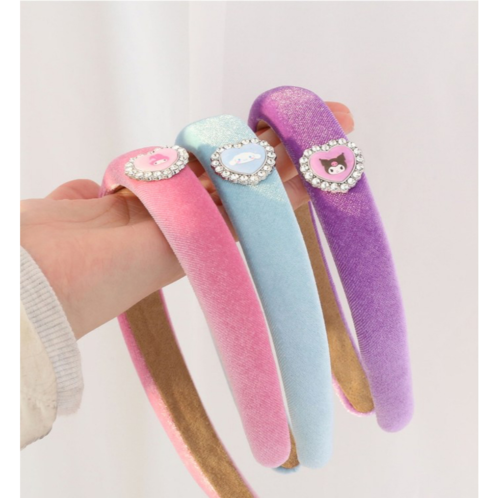 [Sanrio] เครื่องประดับผม ผ้าคาดศีรษะ, ผ้าผูกที่หน้าผาก น่ารัก / Kuromi ผ้าคาดศีรษะ My Melody ผ้าคาดศีรษะ