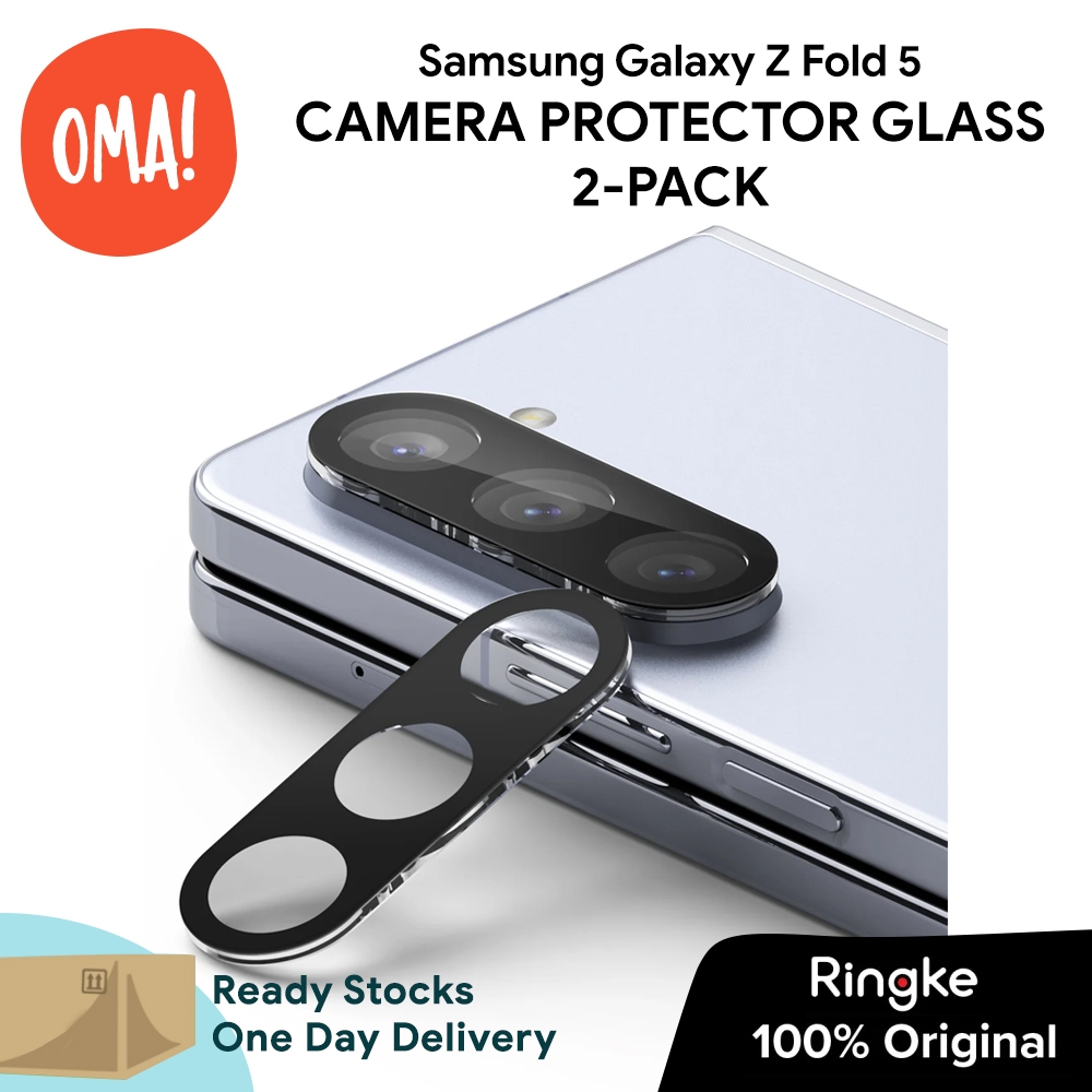 Ringke Samsung Galaxy Z Fold 5 Camera Lens Tempered Glass [2 Pack]