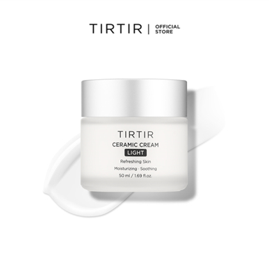 [TIRTIR] Ceramic Cream Light 50ml(48h Long-Lasting Hydration Effect / Deep Nourishing / Soothing & Moisturizing สําหรับผิวแพ้ง่าย)