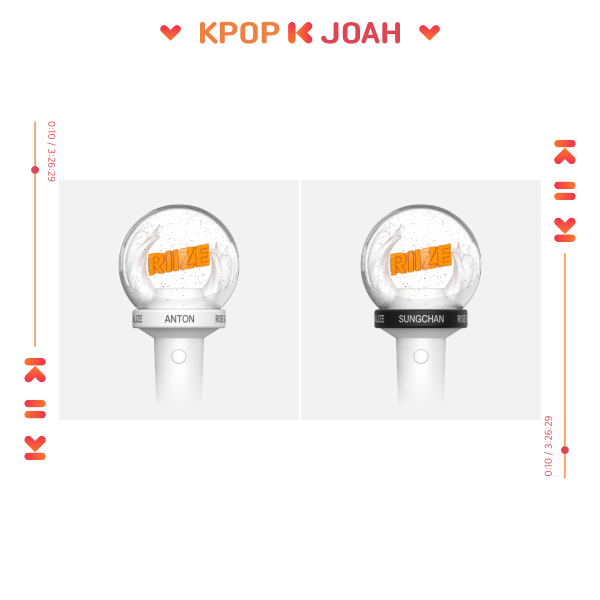 (BLACK / WHITE) RIIZE - OFFICIAL FANLIGHT RING (22nd Sep.2025)