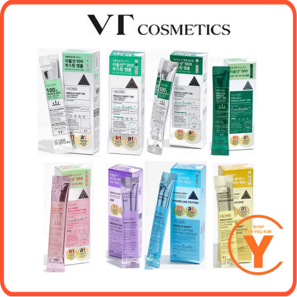 VT COSMETICS VT Reedle shot Facial Boosting เครื่องสําอาง VT