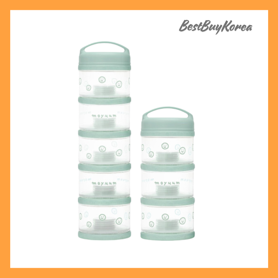 ตลับนมผงแบบพกพา Moyuum 5 ชั้น - Happy More Edition