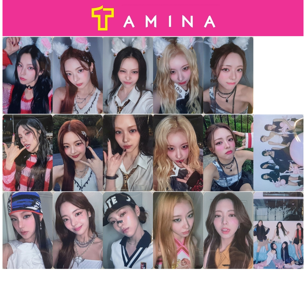 ITZY 9th Mini Album GOLD POB Photocard