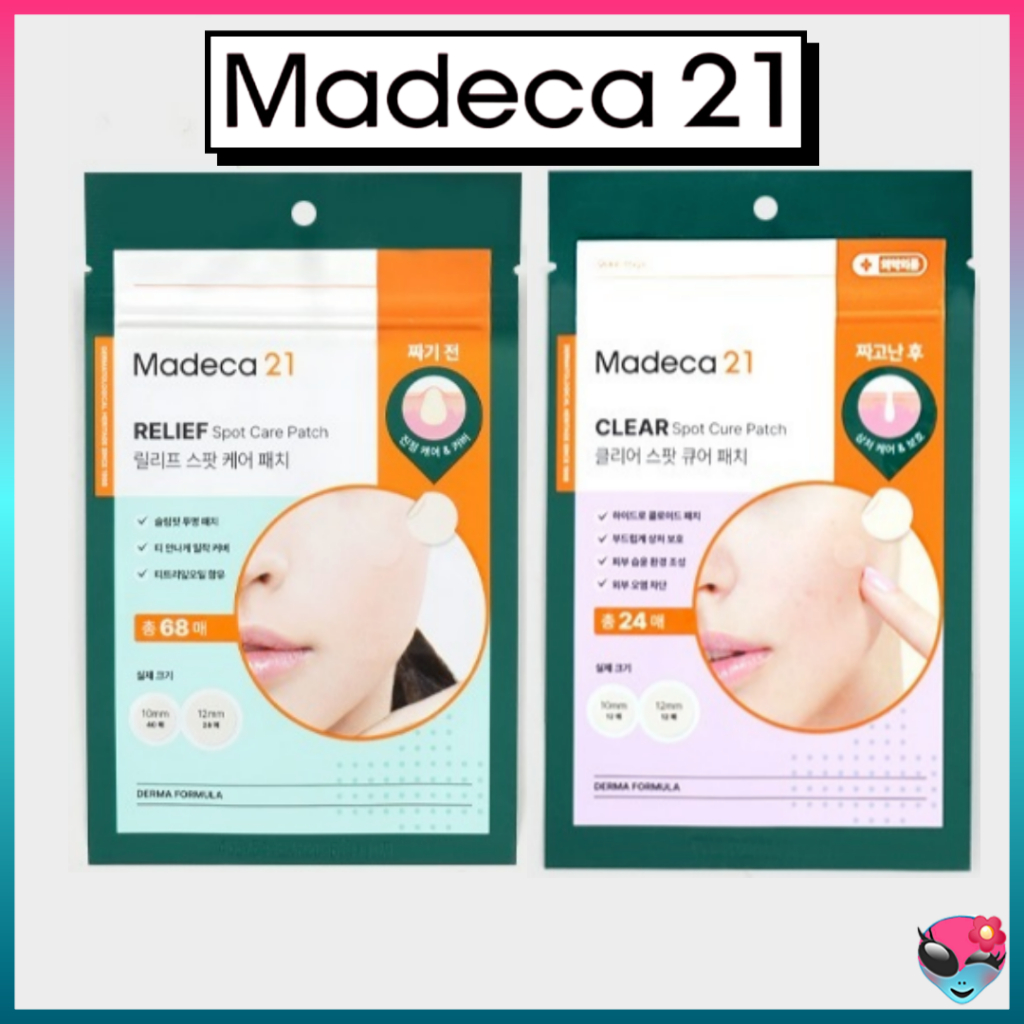 MADECA21 Spot Patch (Relief Spot Care/ Clear Spot Cure) แผ่นแปะสิว 2 ประเภท
