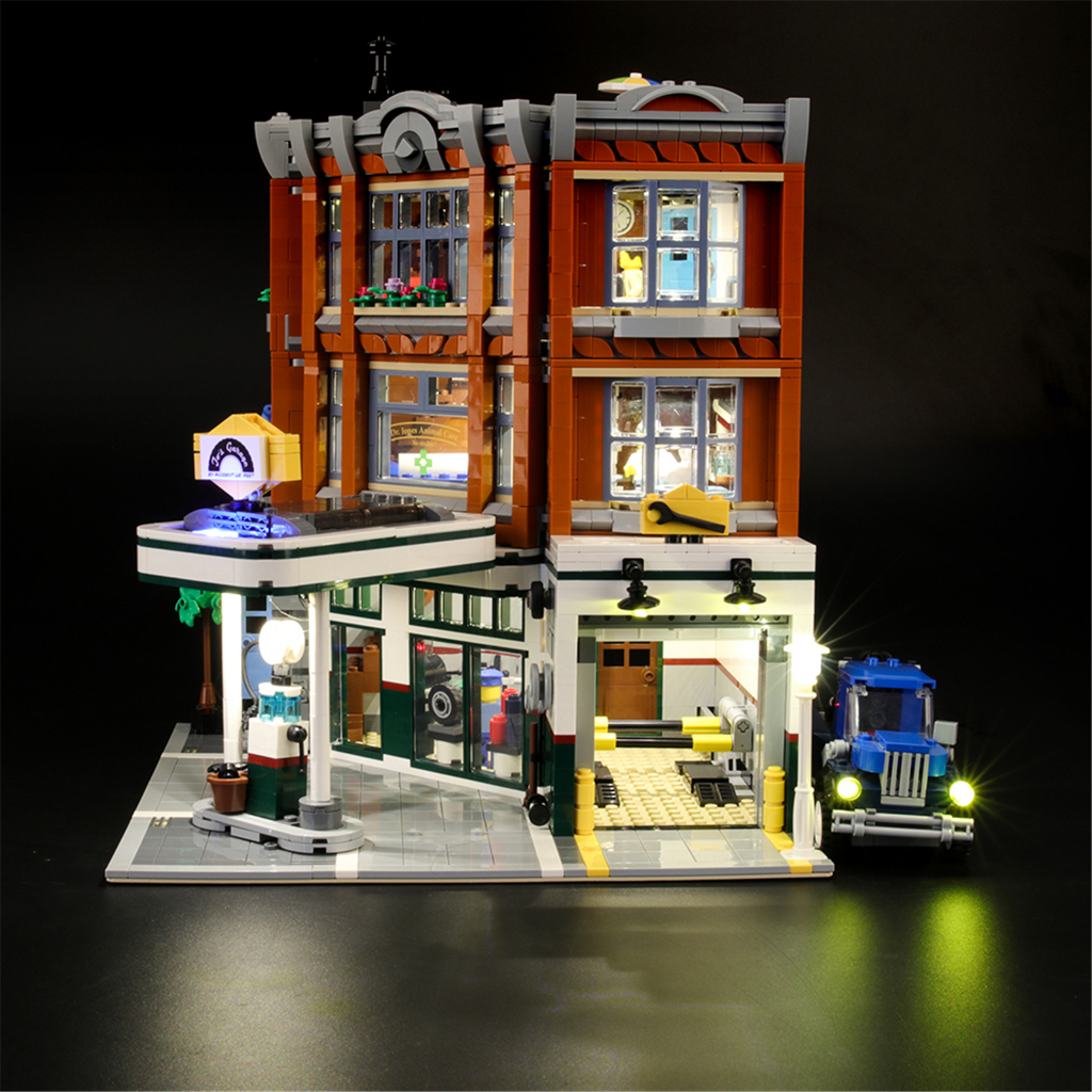 ชุดไฟสําหรับ LEGO Corner Garage 10264-Lightailing LEGO