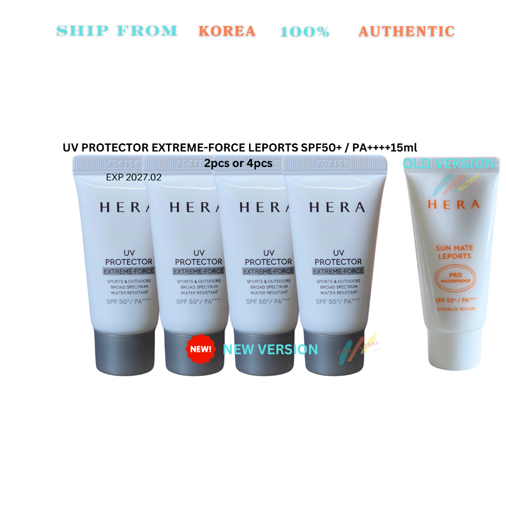 Hera UV Protector Extreme Force LEPORTS SPF50+ / PA+++ 15ml 2pcs or 4pcs exp 2027